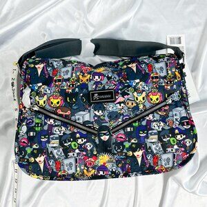 2014 Tokidoki Robbery Messenger Laptop Ipad Crossbody Bag Purse Royal Pride NWT